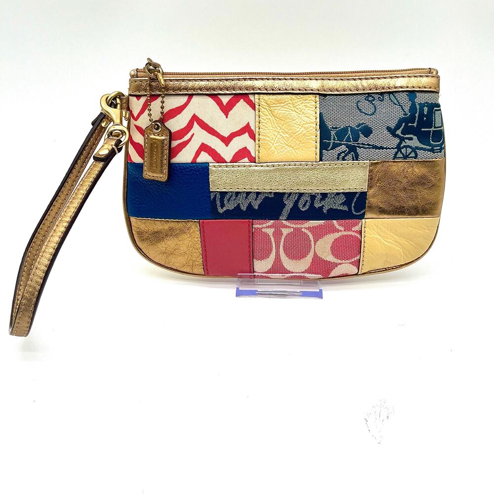 COACH Patchwork Y2K Wristlet